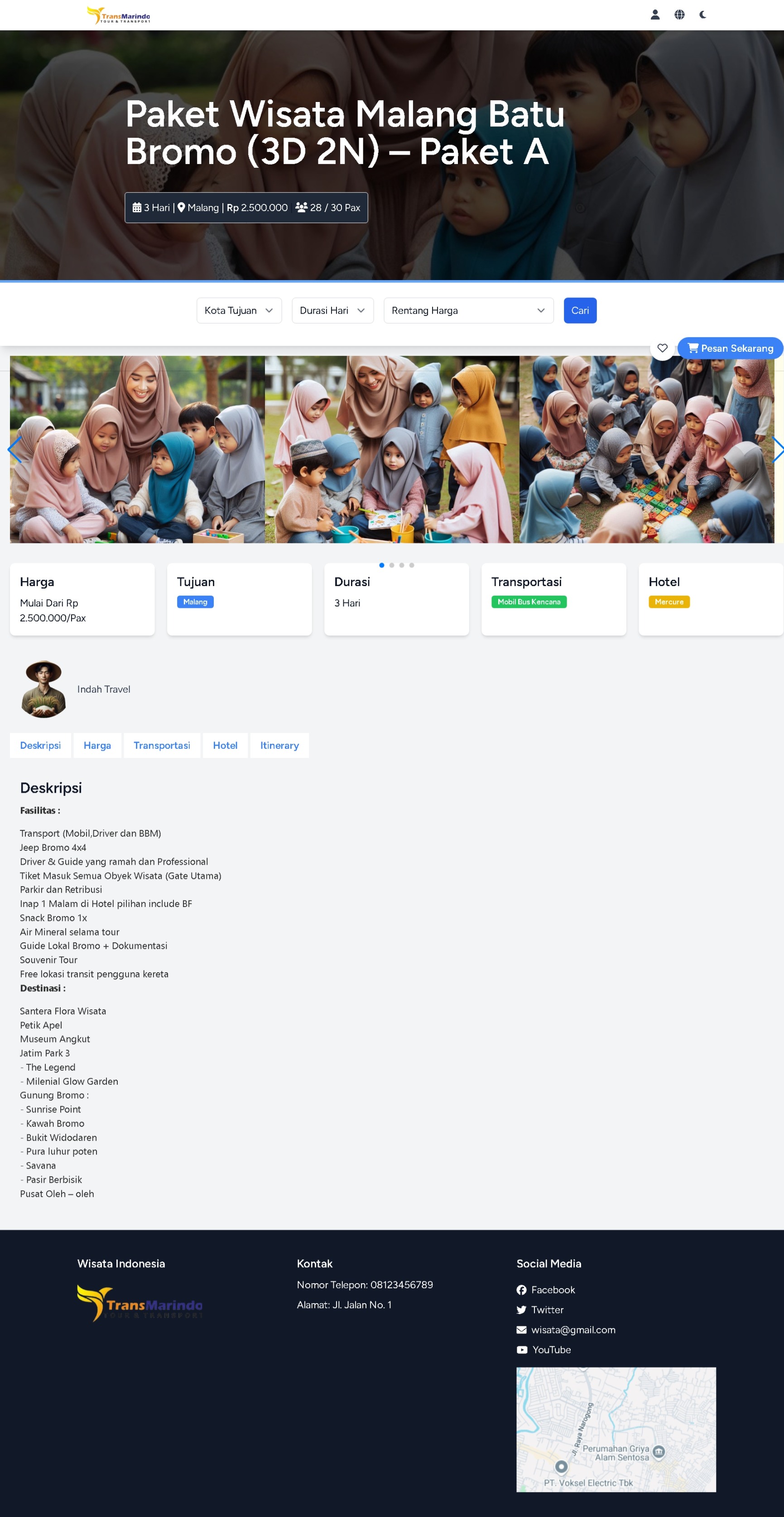 Aplikasi Travel / Umroh / Wisata