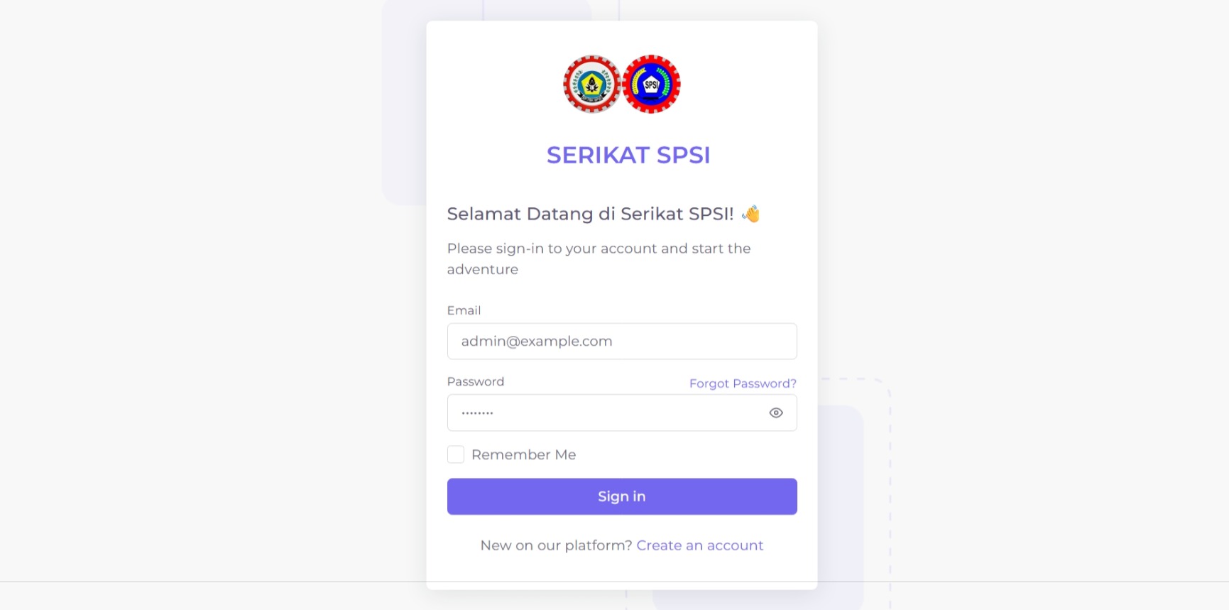 Sistem Informasi Serikat Pekerja Seluruh Indonesia (SPSI)